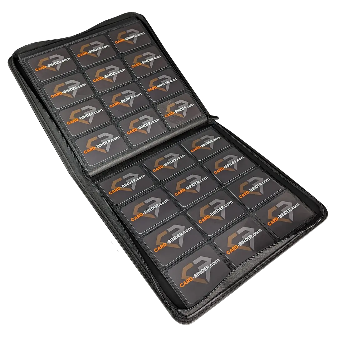 12 Pocket Card Binder Brown - Image 6