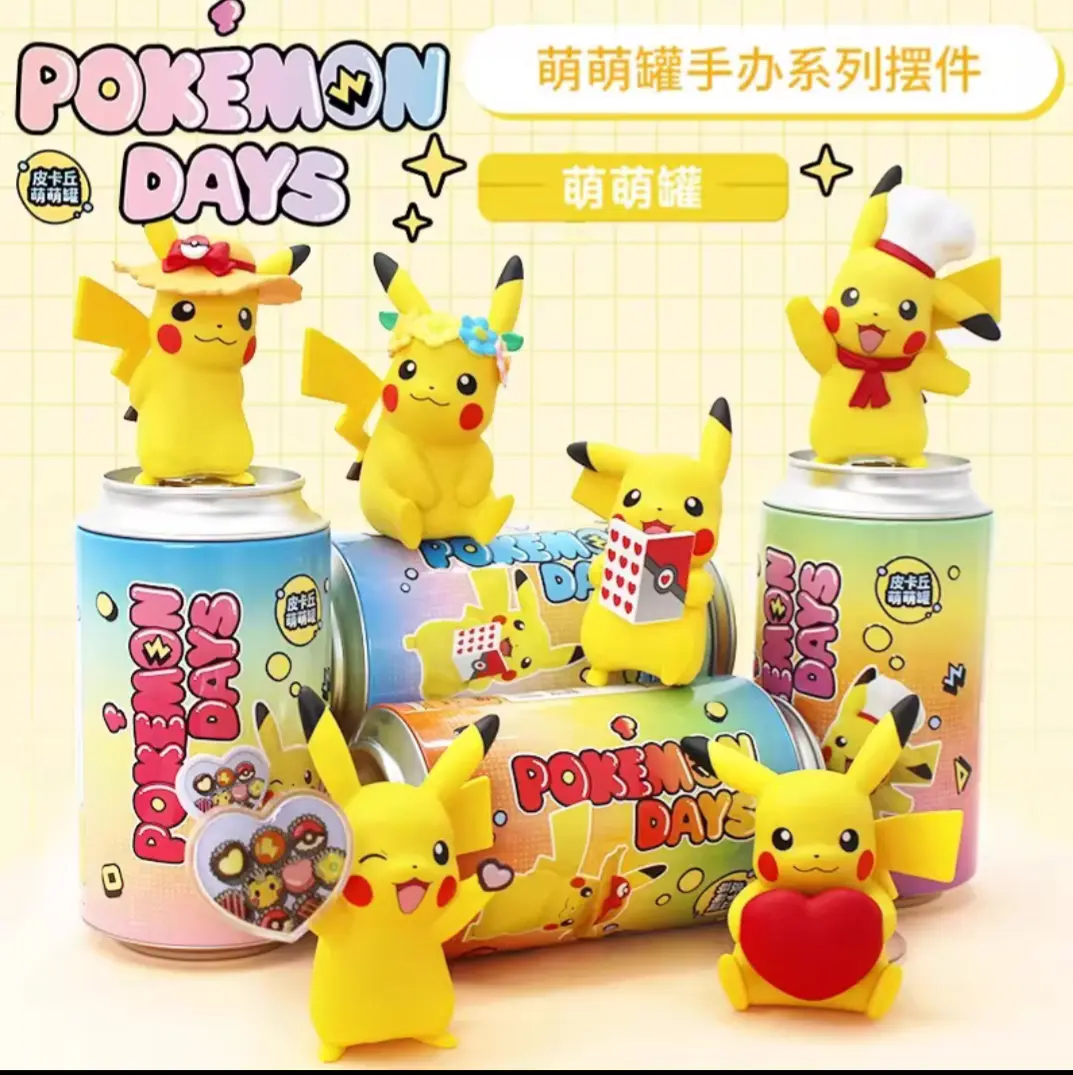Pikachu Straw Hat Figure Can - Image 3