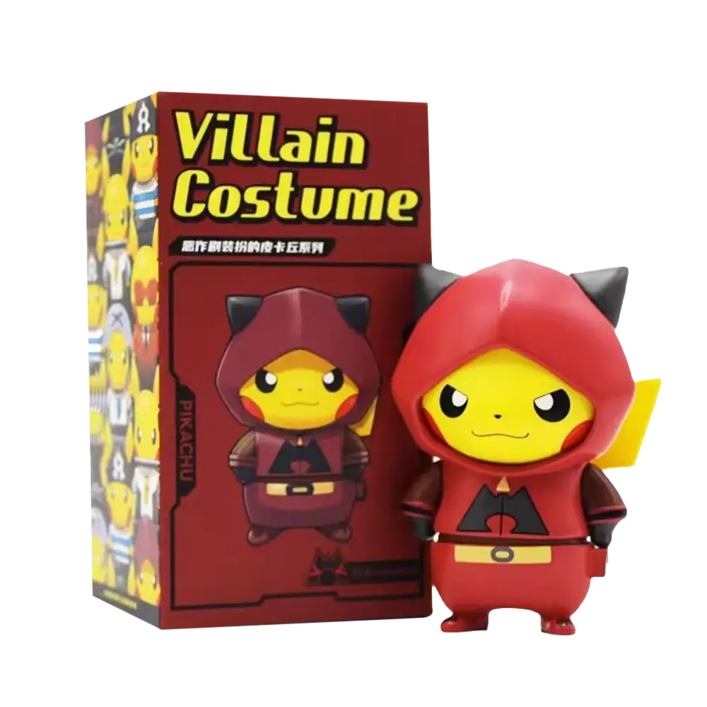 Team Magma Pikachu figure